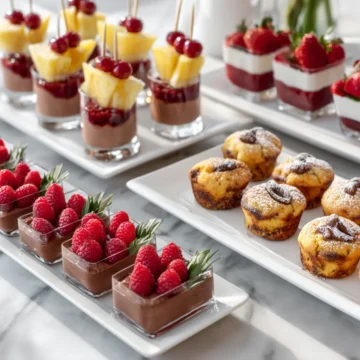 Dessert pour apéro dînatoire : mes idées faciles et gourmandes