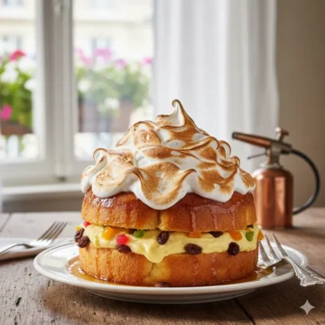 Gâteau La Polonaise : Recette de la Brioche Meringuée (Facile)