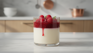 Dessert rapide et léger : ma panna cotta allégée au yaourt grec prête en 15 minutes