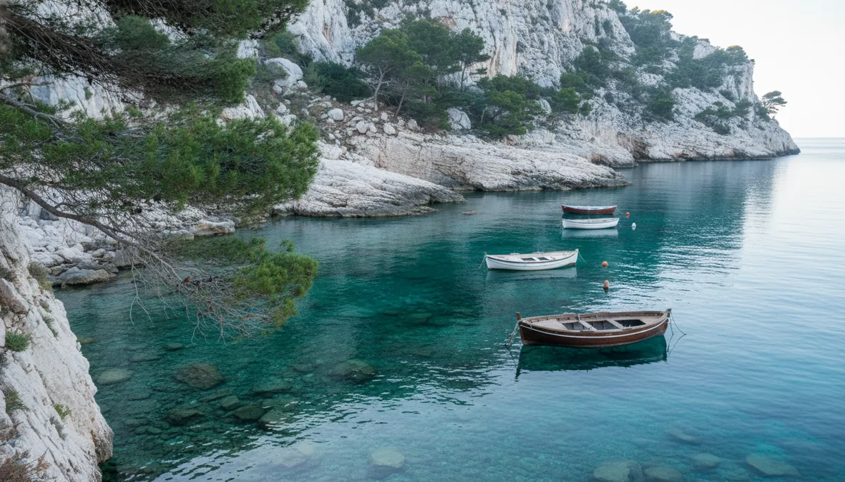 calanque de Figuerolles La Ciotat eau turquoise falaises calcaires site secret Méditerranée